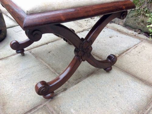 ROSEWOOD STOOL - ADDITIONAL PHOTO 1