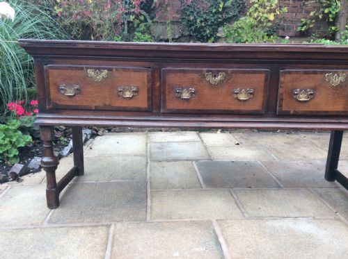 EARLY OAK DRESSER BASE - ADDITIONAL PHOTO 1