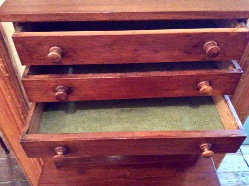 MINIATURE COLLECTORS CHEST OF DRAWERS - ADDITIONAL PHOTO 2