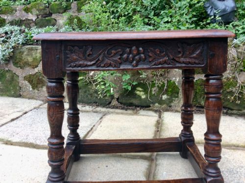 OAK JOINT STOOL - ADDITIONAL PHOTO 2