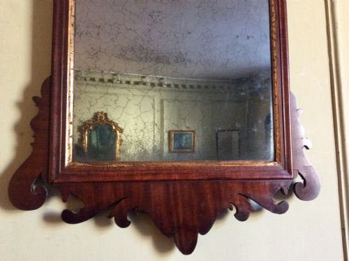 GEORGIAN FRETWORK MIRROR - ADDITIONAL PHOTO 2