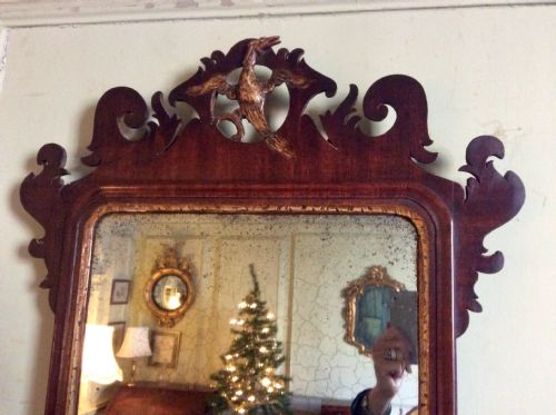 GEORGIAN FRETWORK MIRROR - ADDITIONAL PHOTO 1