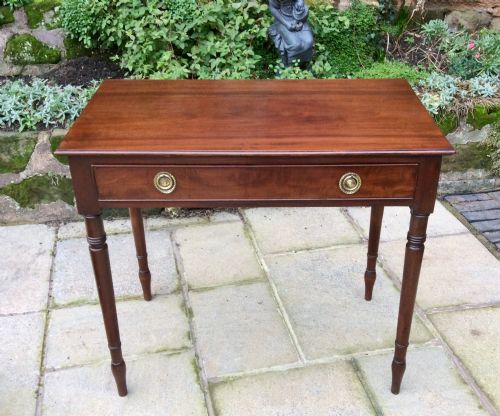 regency mahogany side table - CATEGORY: ANTIQUE TABLES - DATED REGENCY