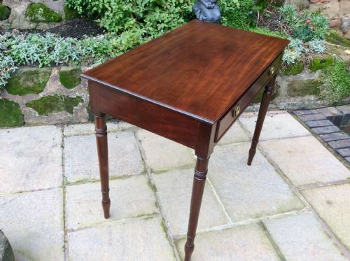 REGENCY MAHOGANY SIDE TABLE - ADDITIONAL PHOTO 1