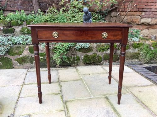 REGENCY MAHOGANY SIDE TABLE - ADDITIONAL PHOTO 2