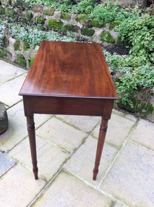 REGENCY MAHOGANY SIDE TABLE - ADDITIONAL PHOTO 3