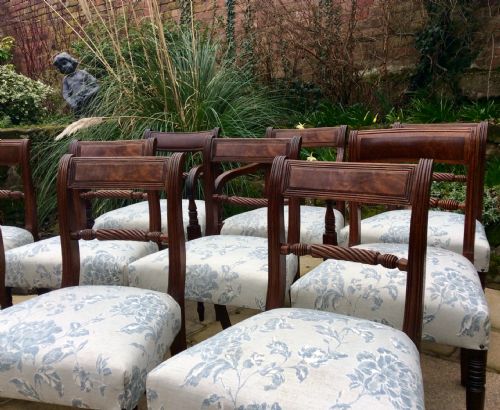 TEN REGENCY DINING CHAIRS - ADDITIONAL PHOTO 1