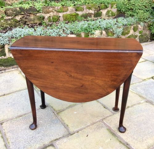 SMALL GEORGIAN MAHOGANY DINING TABLE - ADDITIONAL PHOTO 5