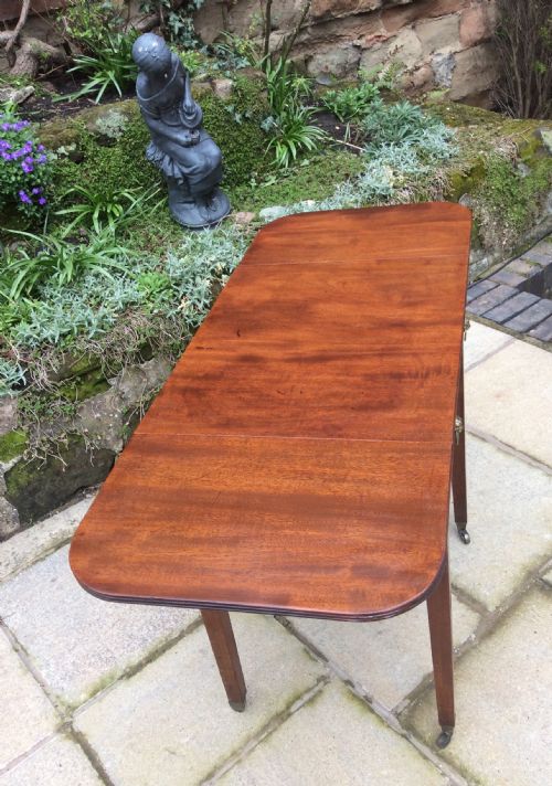 NARROW MAHOGANY GEORGIAN SIDE TABLE - ADDITIONAL PHOTO 5