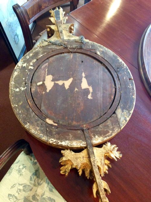REGENCY CONVEX GILTWOOD MIRROR - ADDITIONAL PHOTO 6