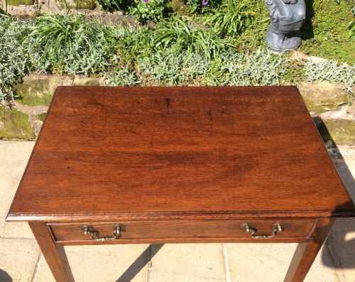 GEORGIAN OAK SIDE TABLE - ADDITIONAL PHOTO 3