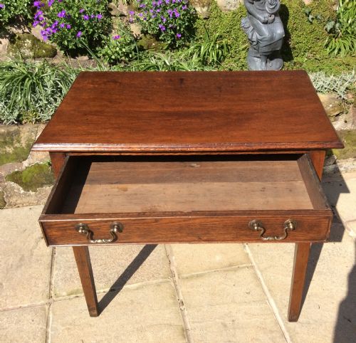 GEORGIAN OAK SIDE TABLE - ADDITIONAL PHOTO 5