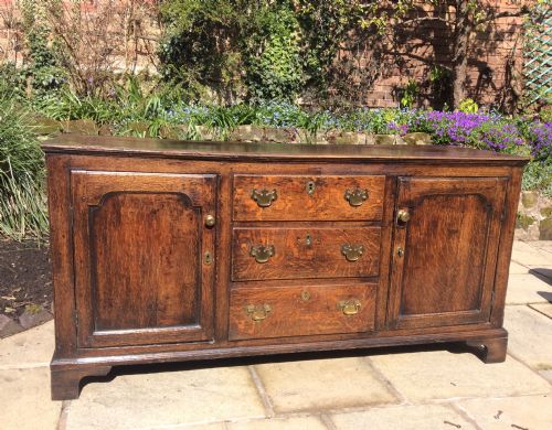 oak dresser base - CATEGORY: ANTIQUE DRESSERS - DATED 19TH CENTURY