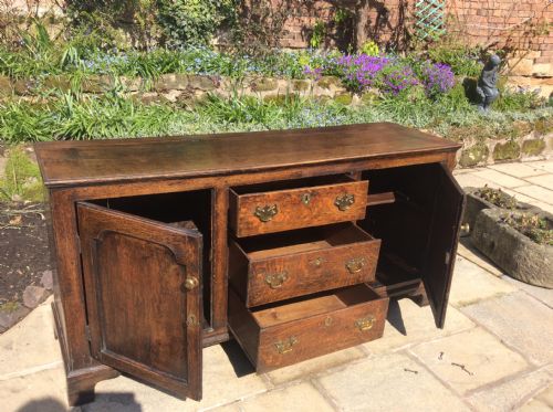 OAK DRESSER BASE - ADDITIONAL PHOTO 3