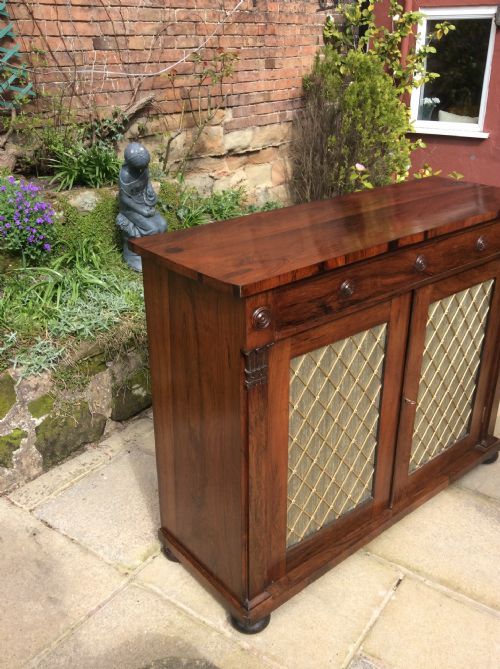 REGENCY ROSEWOOD CHIFFONIER - ADDITIONAL PHOTO 5