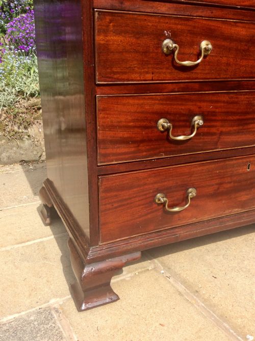 SUPER SMALL GEORGIAN CHEST OF DRAWERS - ADDITIONAL PHOTO 3
