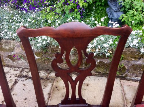 SIX GEORGIAN MAHOGANY DINING CHAIRS - ADDITIONAL PHOTO 6