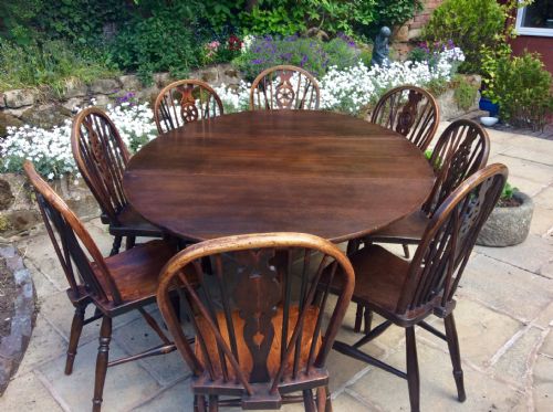 OAK DINING TABLE 18TH CENTURY - ADDITIONAL PHOTO 6