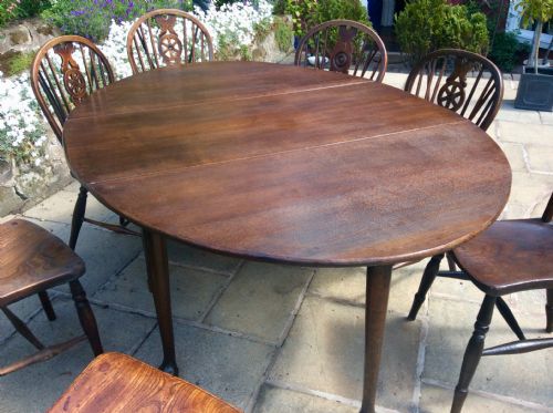 OAK DINING TABLE 18TH CENTURY - ADDITIONAL PHOTO 7