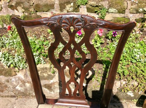 GEORGIAN CHIPPENDALE PERIOD CHAIR - ADDITIONAL PHOTO 2