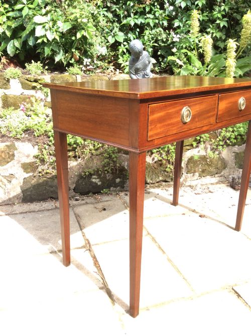 GEORGIAN MAHOGANY SIDE TABLE - ADDITIONAL PHOTO 3