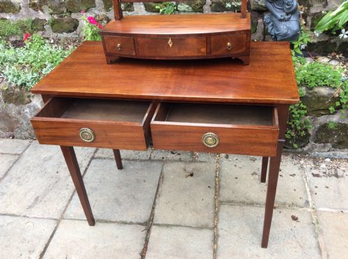 GEORGIAN MAHOGANY SIDE TABLE - ADDITIONAL PHOTO 4