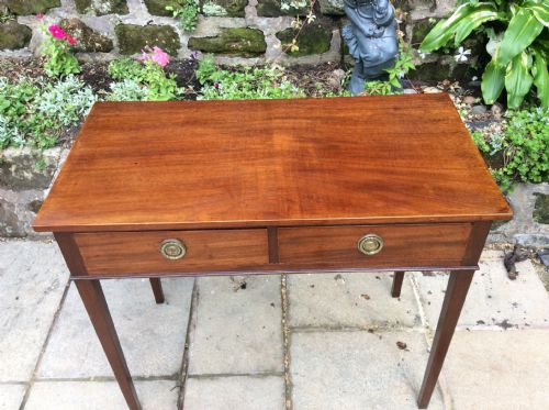 GEORGIAN MAHOGANY SIDE TABLE - ADDITIONAL PHOTO 5