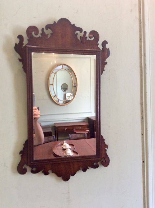 georgian chippendale period fret mirror - CATEGORY: ANTIQUE MIRRORS - DATED 18TH CENTURY