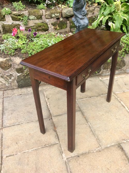NARROW GEORGIAN SIDE OR HALL TABLE - ADDITIONAL PHOTO 3