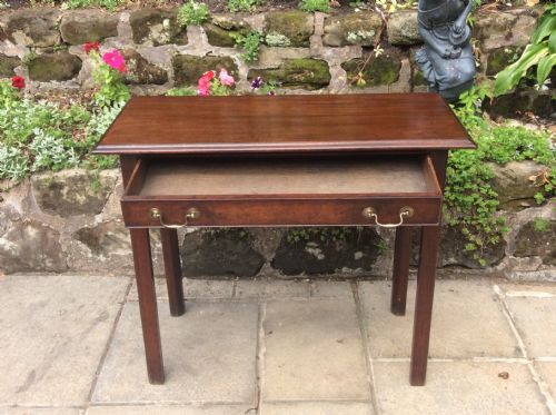 NARROW GEORGIAN SIDE OR HALL TABLE - ADDITIONAL PHOTO 4