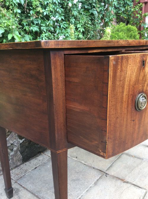 SUPER SMALL GEORGIAN BOW FRONT SIDEBOARD - ADDITIONAL PHOTO 3