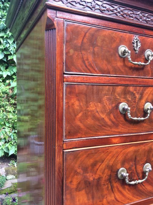 GEORGIAN TALLBOY OR CHEST ON CHEST - ADDITIONAL PHOTO 4