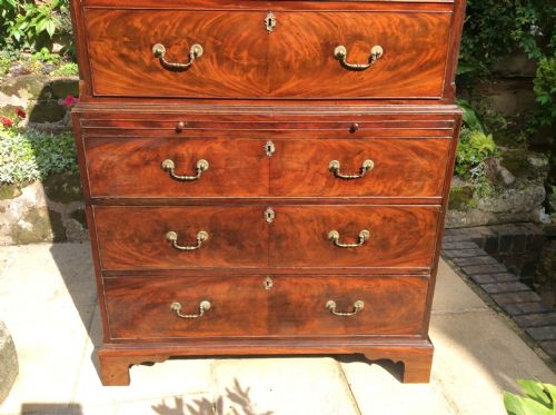 GEORGIAN TALLBOY OR CHEST ON CHEST - ADDITIONAL PHOTO 5