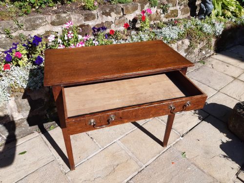 GEORGIAN OAK SIDE TABLE - ADDITIONAL PHOTO 4