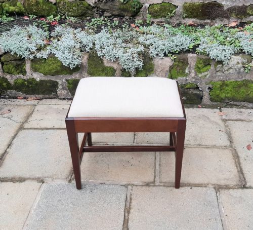 MAHOGANY STOOL - ADDITIONAL PHOTO 1
