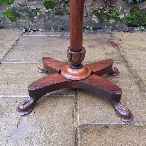 LATE REGENCY ROSEWOOD LAMP TABLE - ADDITIONAL PHOTO 3