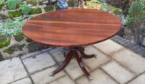regency rosewood circular table - CATEGORY: ANTIQUE TABLES - DATED REGENCY