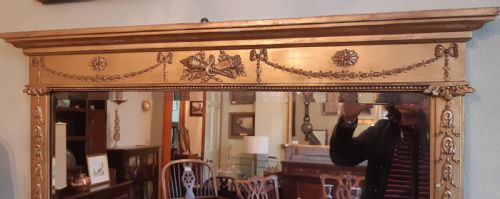 REGENCY GILT OVERMANTEL MIRROR - ADDITIONAL PHOTO 2
