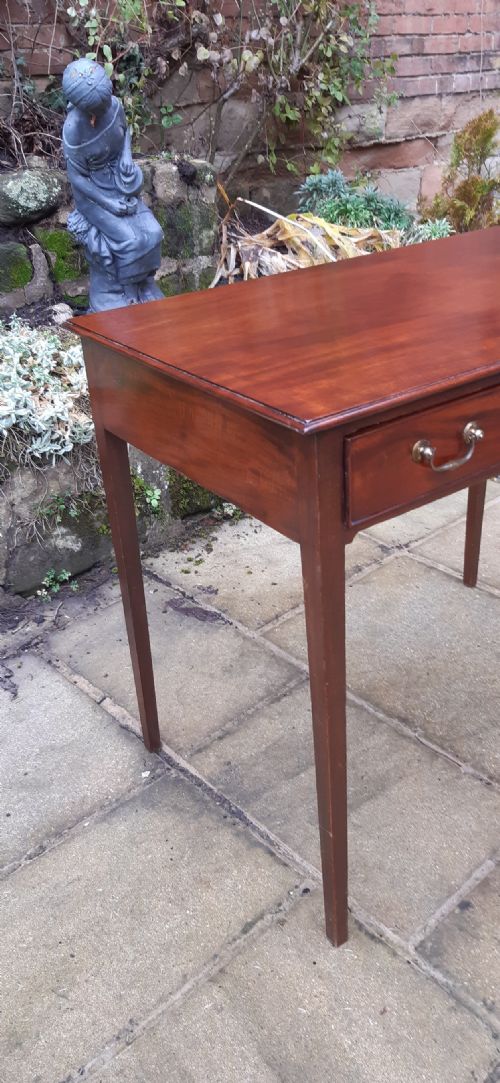 GEORGIAN MAHOGANY SIDE TABLE - ADDITIONAL PHOTO 4