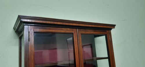 EDWARDIAN WALL HANGING DISPLAY CABINET - ADDITIONAL PHOTO 3