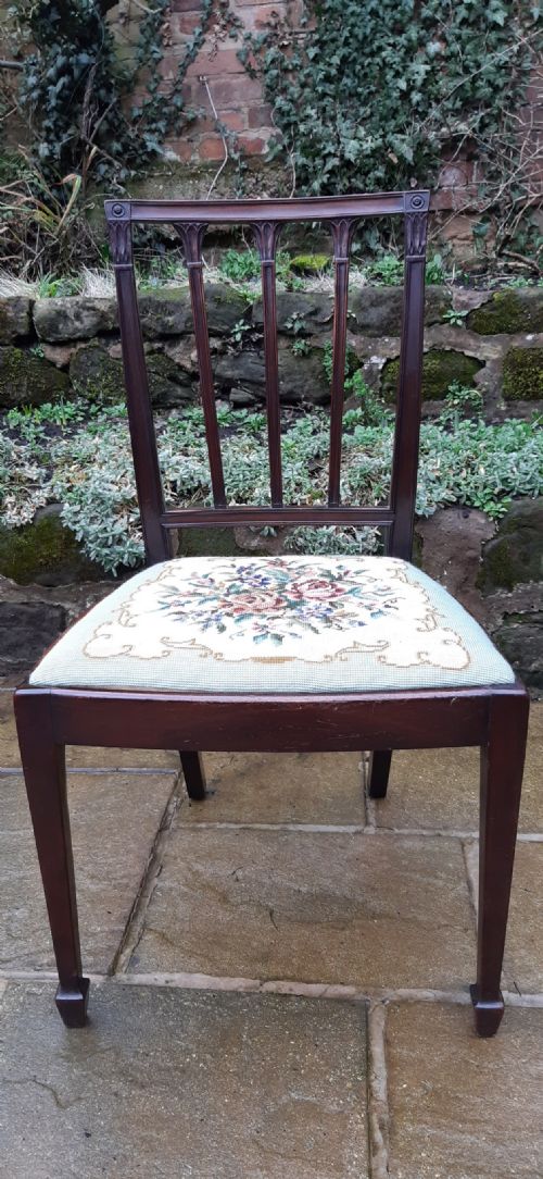 mahogany single chair - CATEGORY: ANTIQUE CHAIRS - DATED 19TH CENTURY