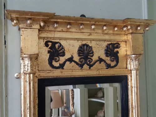 REGENCY GILT PIER WALL MIRROR - ADDITIONAL PHOTO 4