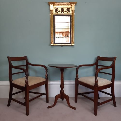 PAIR OF GEORGIAN MAHOGANY ARMCHAIRS - ADDITIONAL PHOTO 2