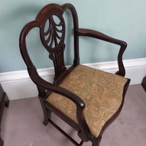 STUNNING GEORGIAN MAHOGANY ARMCHAIR HEPPLEWHITE PERIOD - ADDITIONAL PHOTO 2