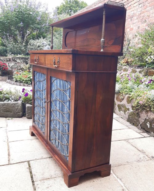 REGENCY ROSEWOOD CHIFFONIER SIDE CABINET - ADDITIONAL PHOTO 5
