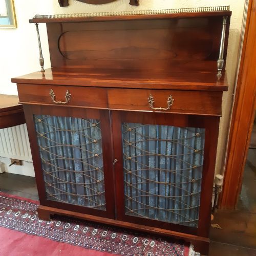 REGENCY ROSEWOOD CHIFFONIER SIDE CABINET - ADDITIONAL PHOTO 7