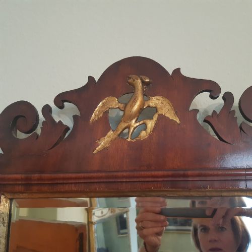 GEORGIAN FRET OR FRETWORK PIER WALL MIRROR - ADDITIONAL PHOTO 5