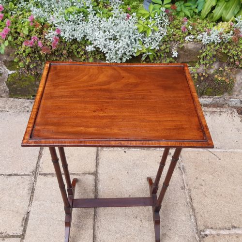 ELEGANT REGENCY MAHOGANY WINE LAMP TABLE - ADDITIONAL PHOTO 5