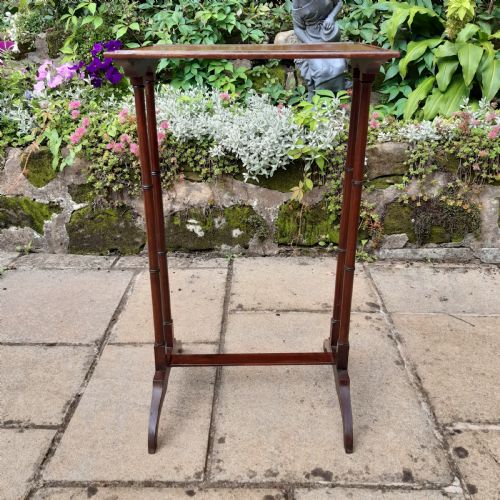 ELEGANT REGENCY MAHOGANY WINE LAMP TABLE - ADDITIONAL PHOTO 6