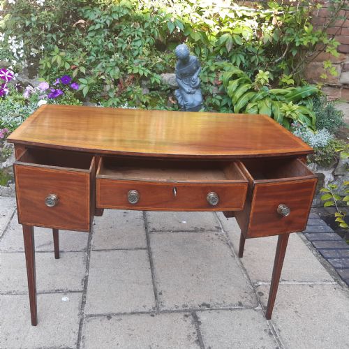 GEORGIAN MAHOGANY DRESSING TABLE - ADDITIONAL PHOTO 3
